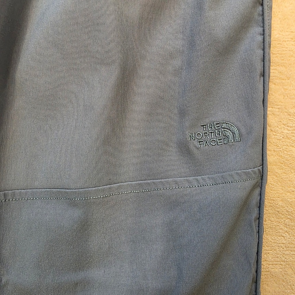 The North Face Mens Small Short Gray Hiking Trail Pants Integrated Belted Nylon - Picture 5 of 9